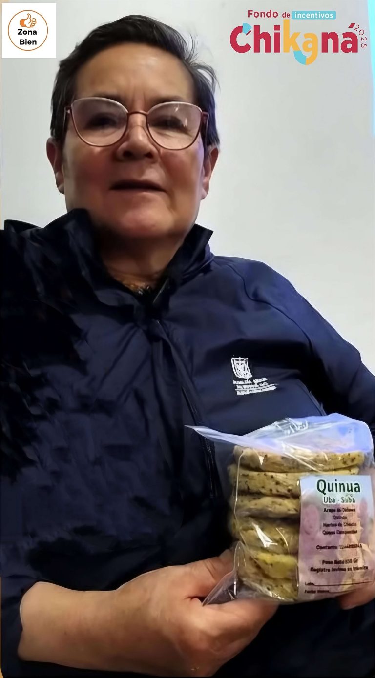 carmen gonzalez arepas  quinoa fondo chikana zonabien