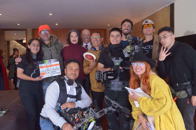 Película Lactar - Crédito foto detrás de cámara Ektor Arroyave