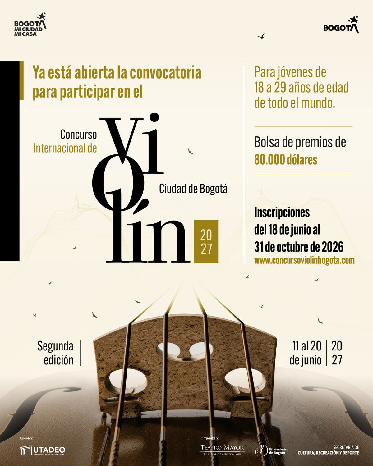 Concurso Internacional de Violin Ciudad de Bogotá