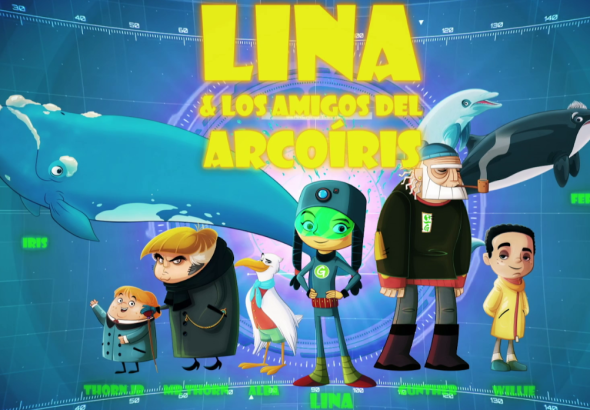 Lina y sus amigos del arco iris
