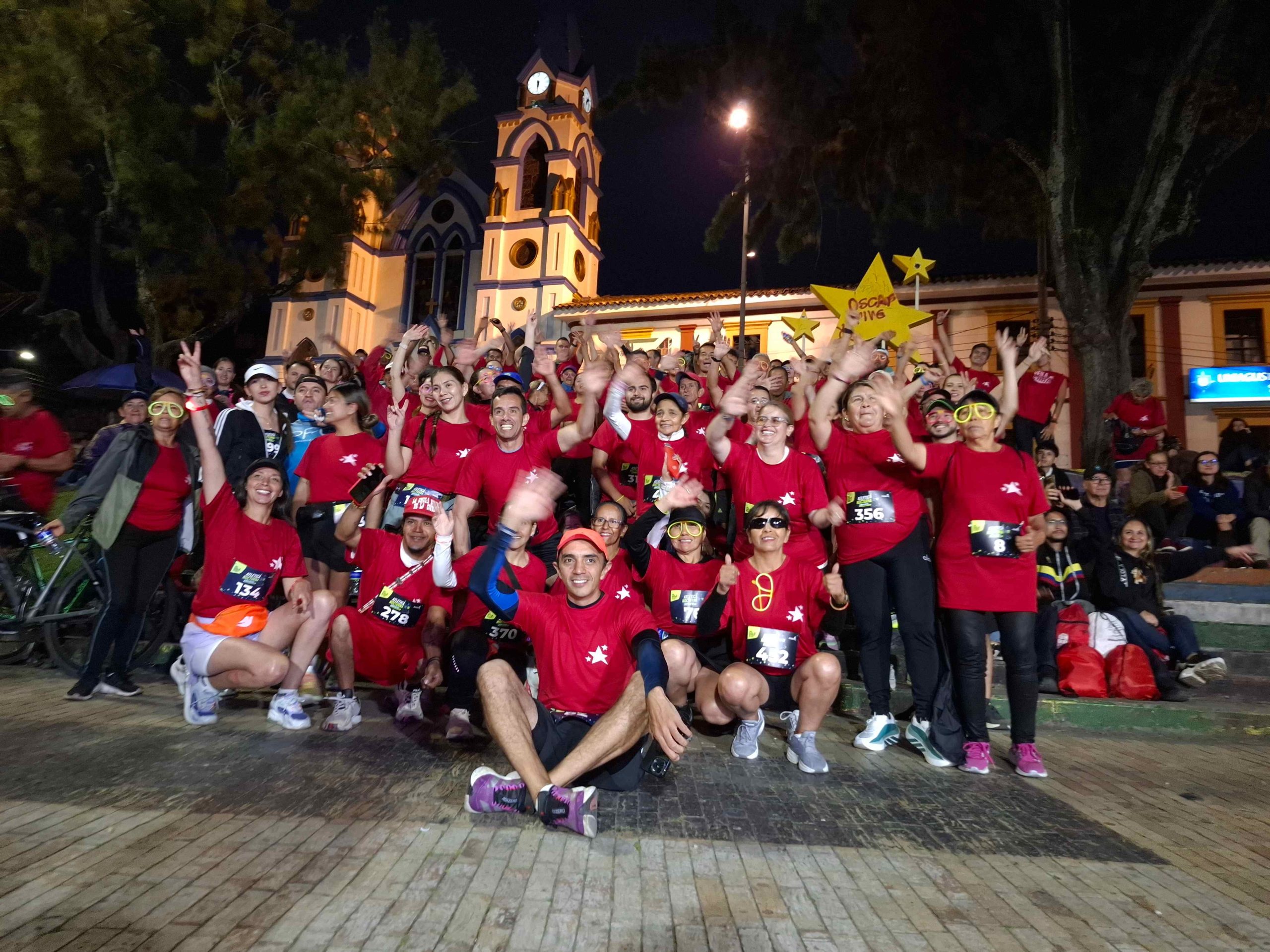 carrera atlética nocturna de Suba alcalde Cesar Salamanca-
