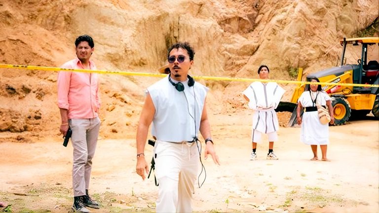 Yull Nuñez director con el talento. Crédito Aldair Zabala