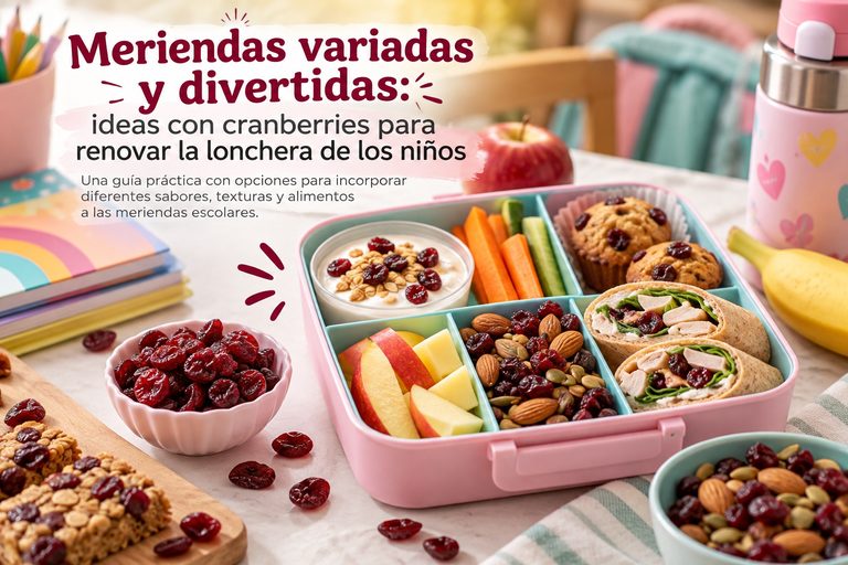 Meriendas variadas y divertidas-